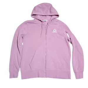 Reebok Pink Hoodie Jacket Women's Size Small